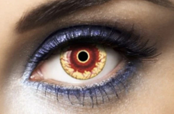 lentilles annuelles demon rouge et jaune