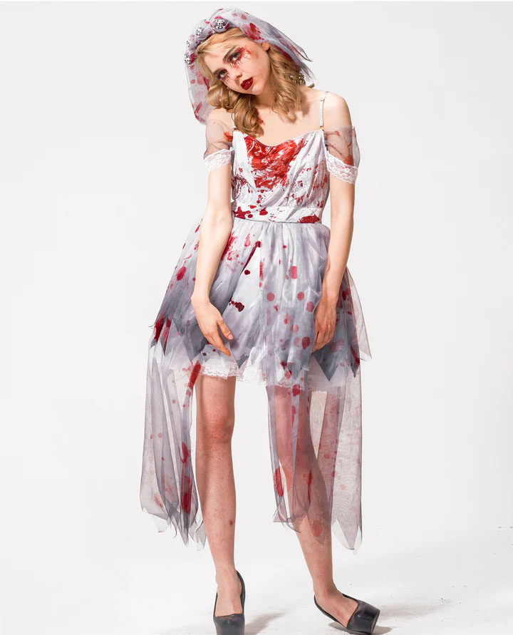 deguisement halloween  mariee sanglante adulte 1