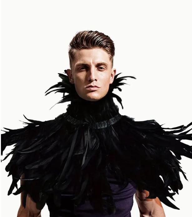 COL MALEFIQUE PLUMES NOIRES
