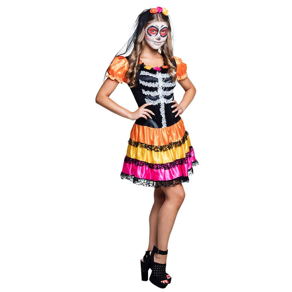 DEGUISEMENT JOUR DES MORTS CATRINA ADOLESCENTE