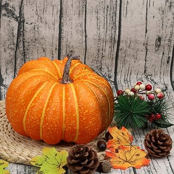 CITROUILE DECO HALLOWEEN 15 CM 1