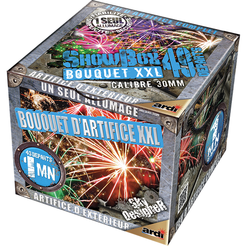 [22329] FEU DARTIFICE SHOWBOX® BOUQUET XXL