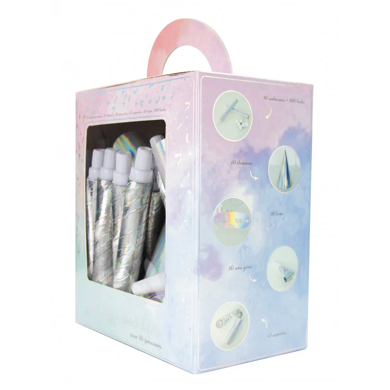 coffret-10-pers-bte-luxe-iridescent-party 1