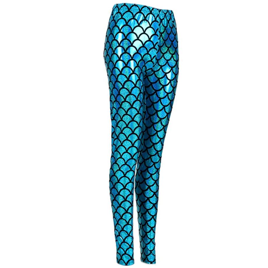 legging ecaille bleu