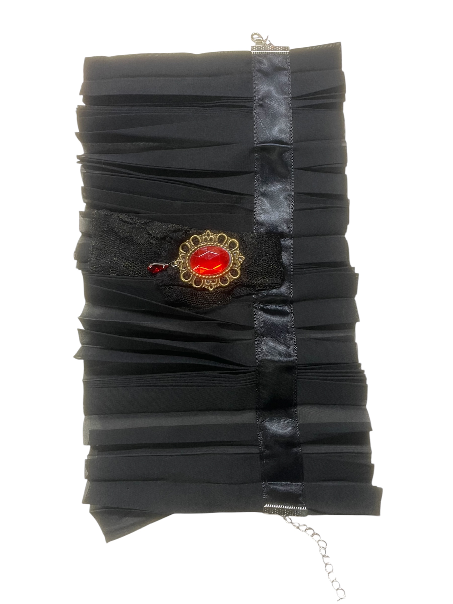 COL GOTHIQUE CREPE NOIR 1