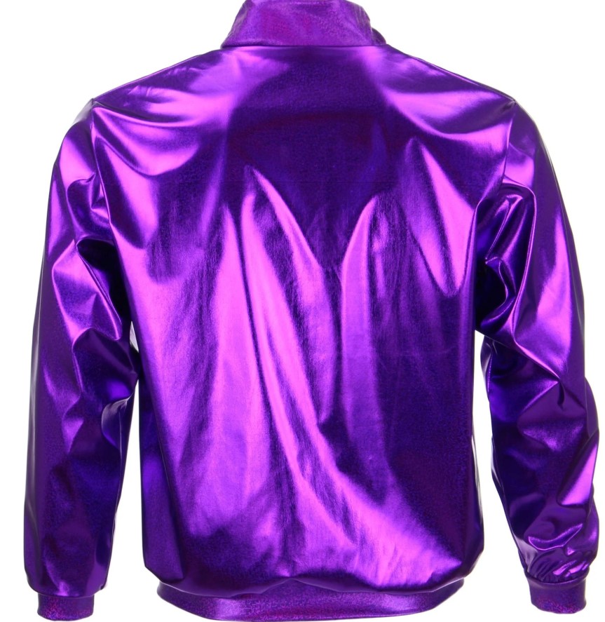 blouson bombers metallise violet 2