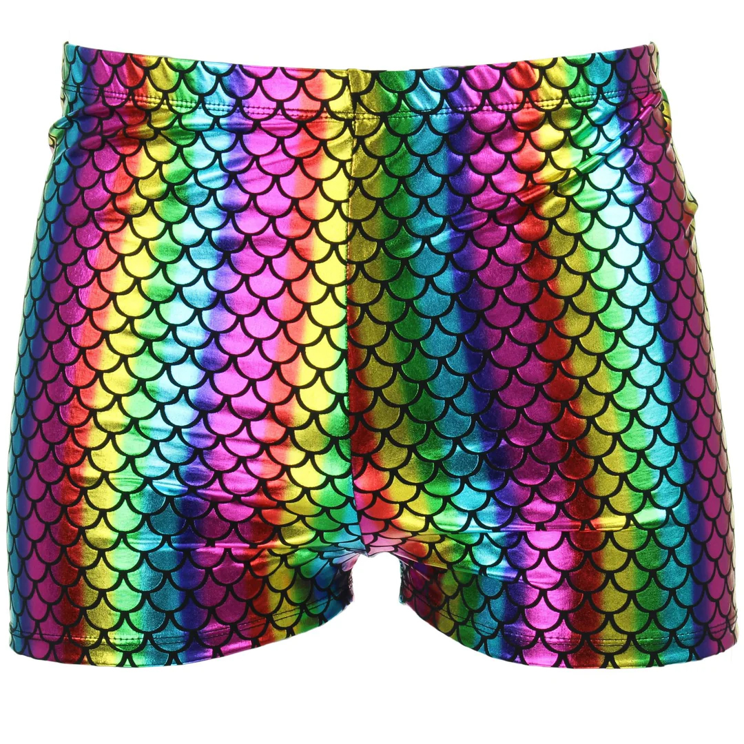 SHORT METALLISE ECAILLE RAINBOW HOMME