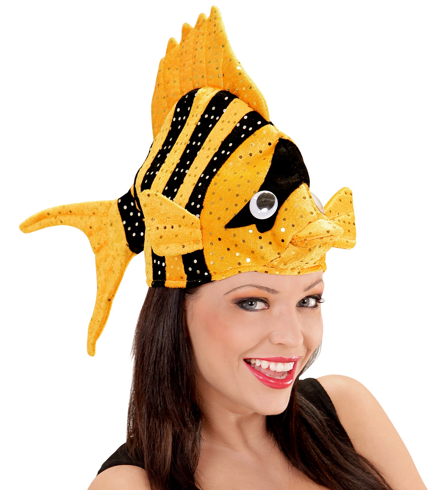 chapeau poisson orange 3