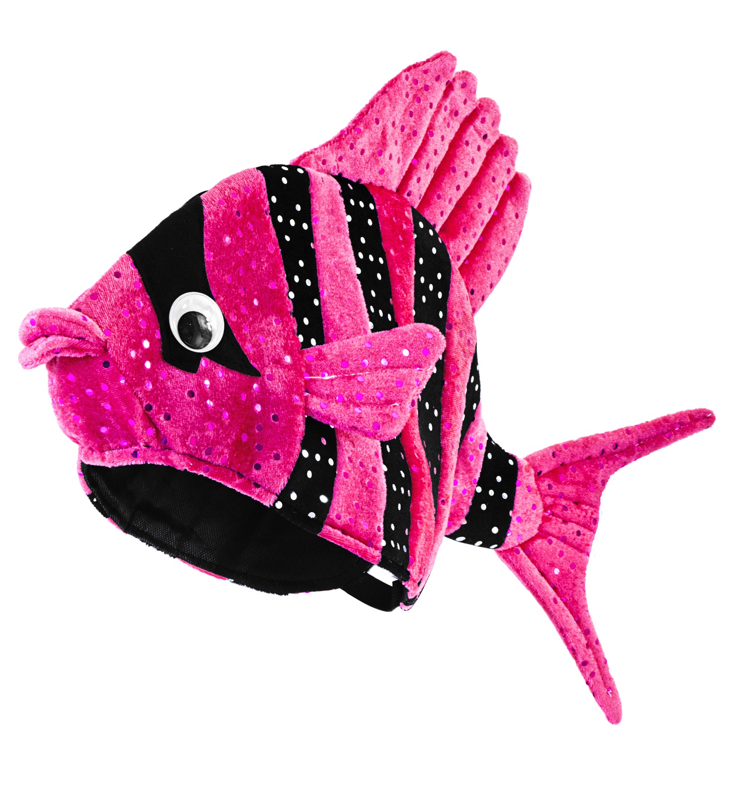 chapeau poisson rose