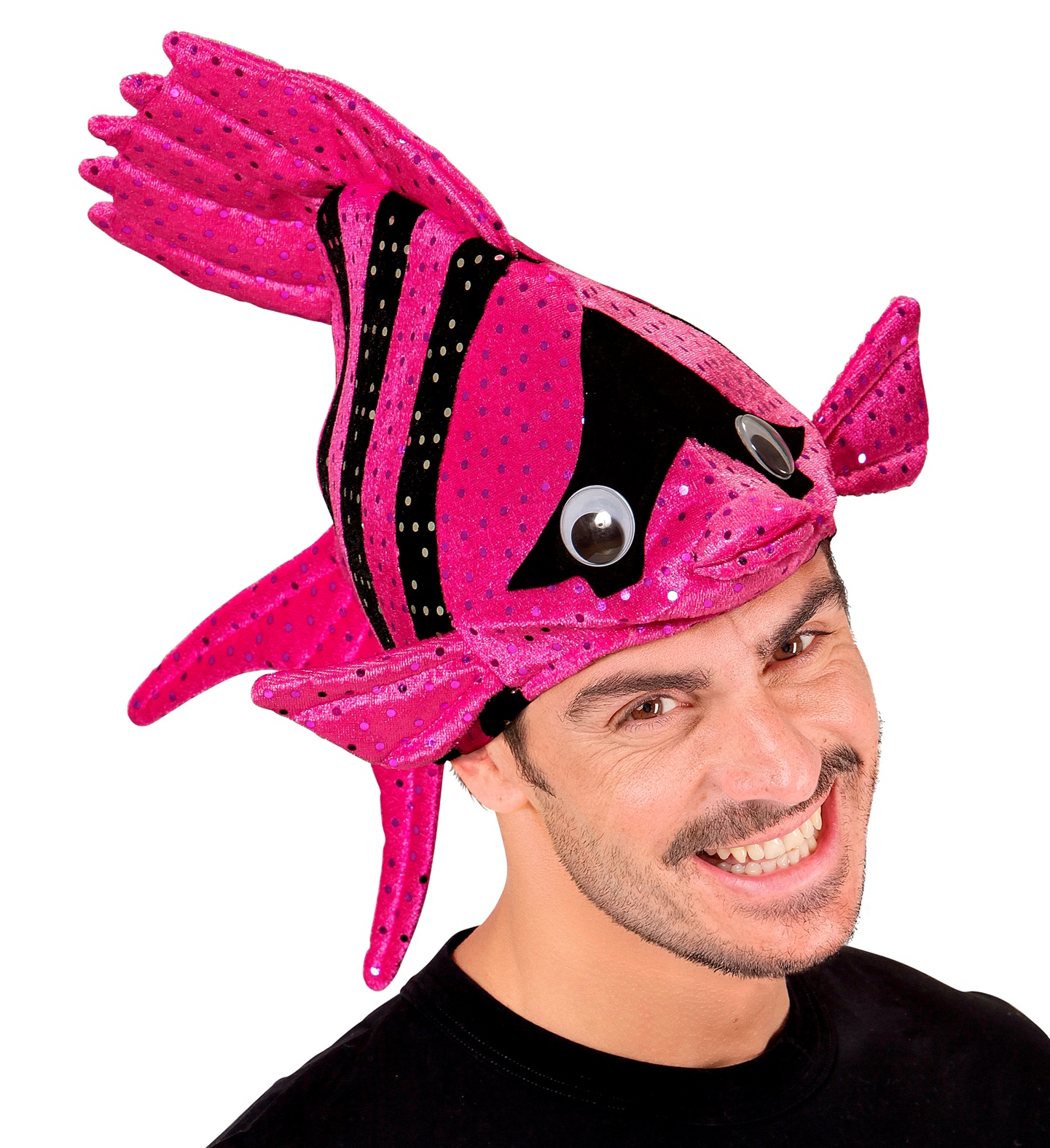 chapeau poisson rose 2