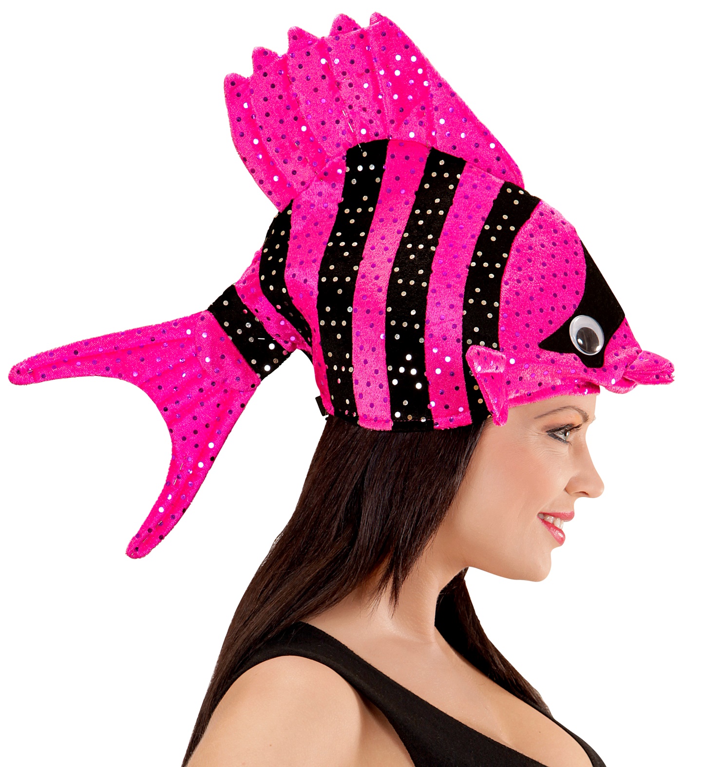 chapeau poisson rose 3