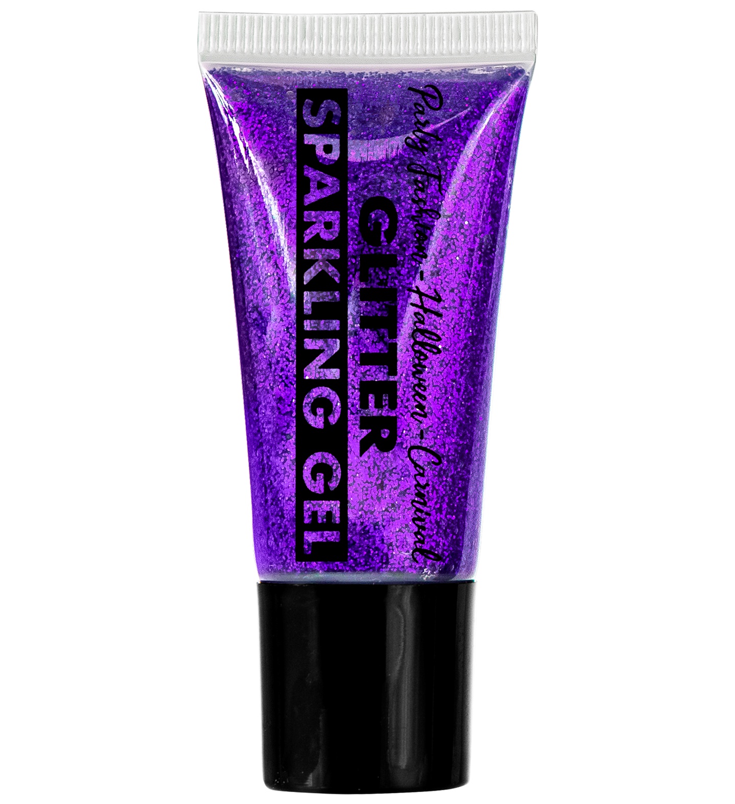 tube gel paillettes violettes