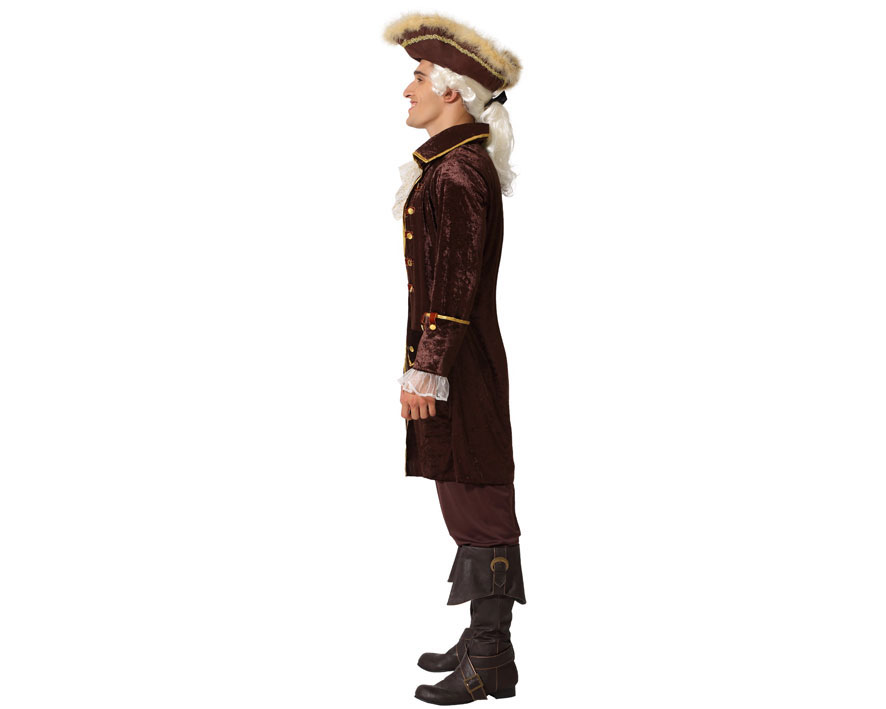 deguisement pirate homme  velours marron 2