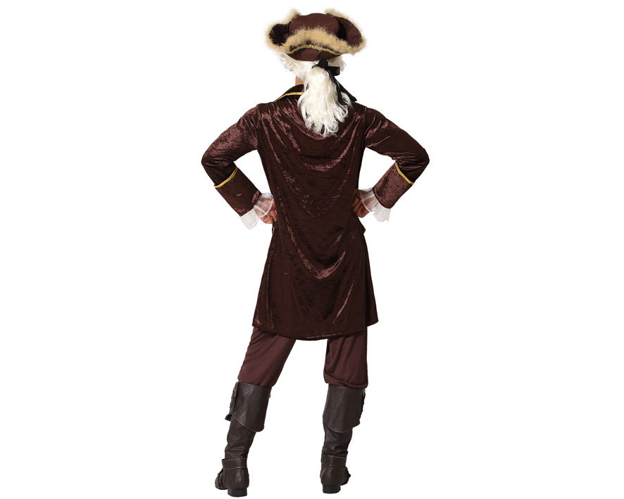deguisement pirate homme  velours marron 3