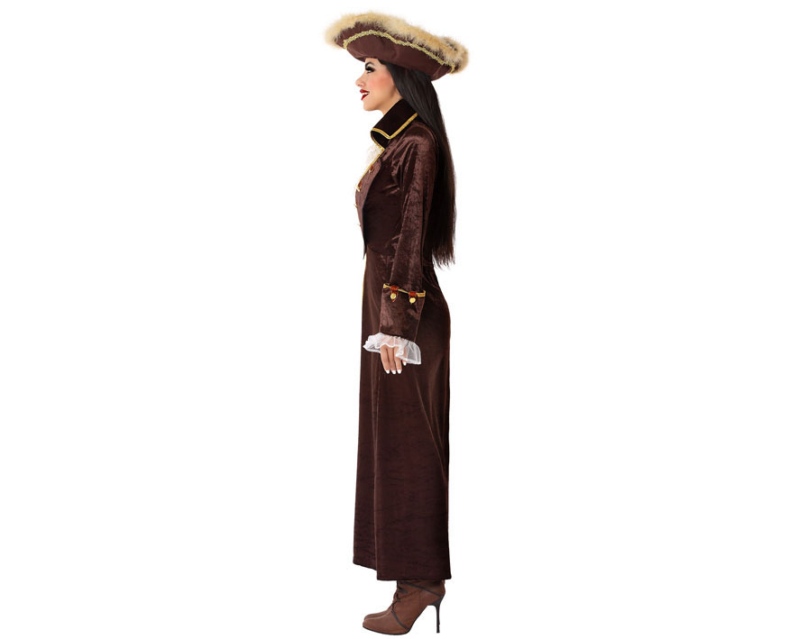 deguisement pirate femme vlours marron 2