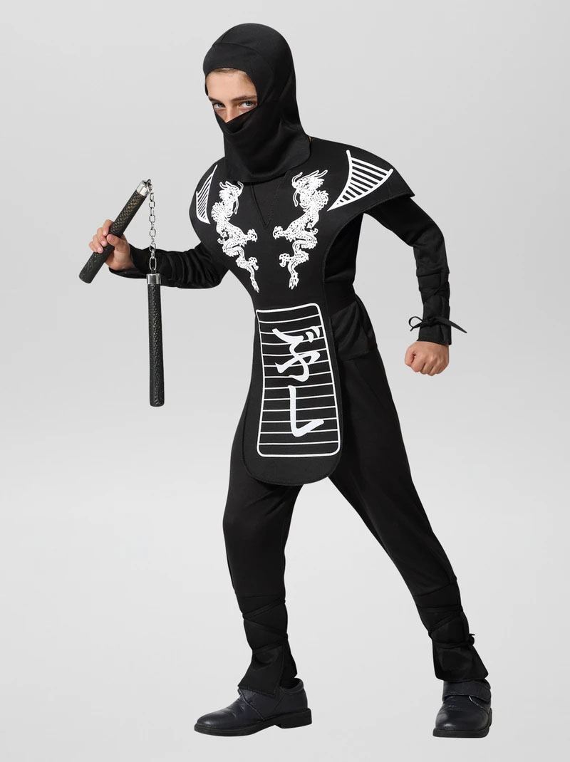 DEGUISEMENT ENFANT NINJA NOIR 1