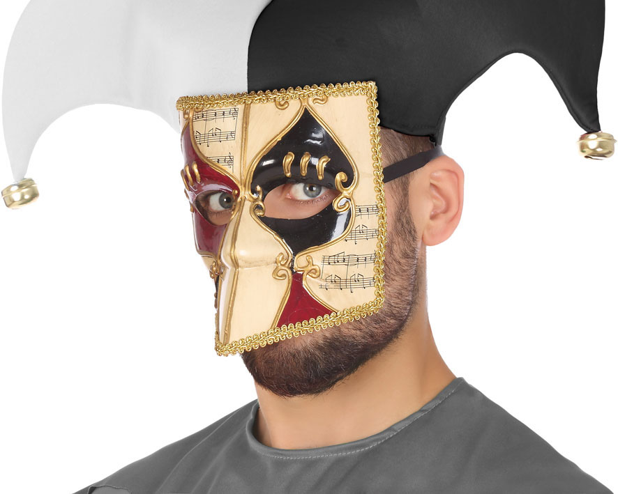 masque venitien bauta notes de musique