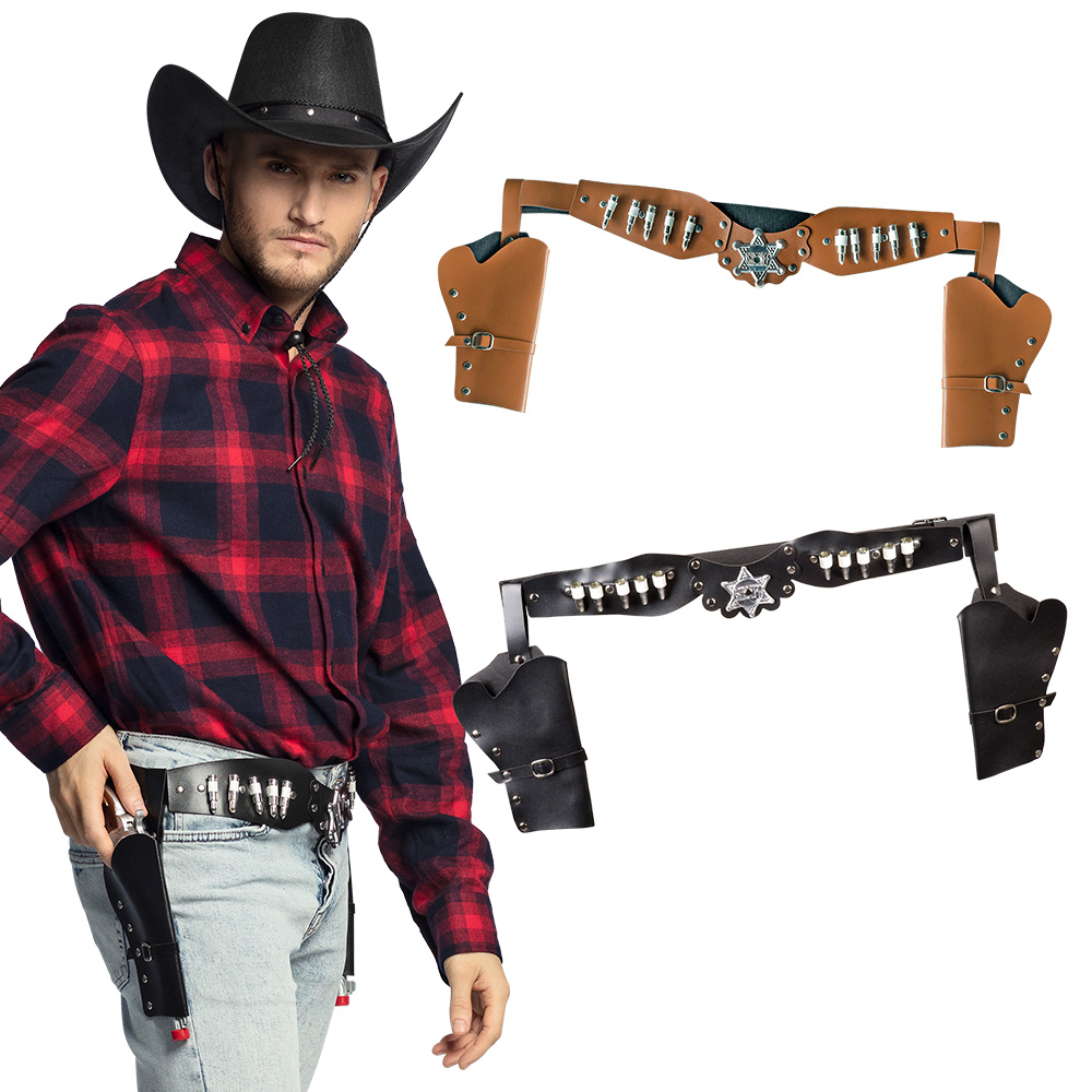 HOLSTER COWBOY DOUBLE ADULTE 2.