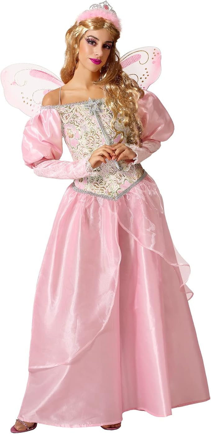 DEGUISEMENT FEE ROSE ADULTE GLINDA 1
