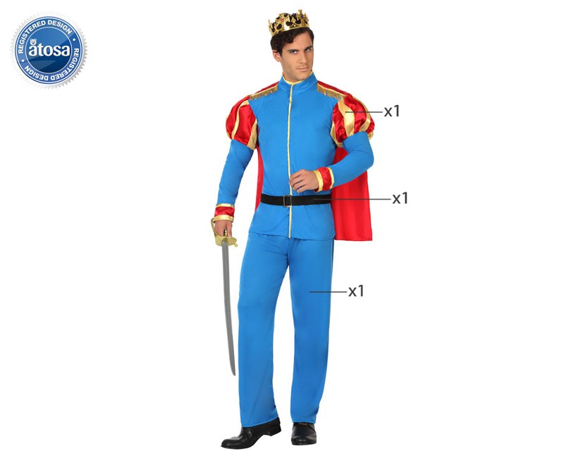 DEGUISEMENT PRINCE BLEU ADULTE 1