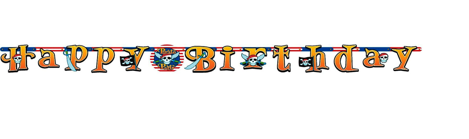 GUIRLANDE LETTRE PIRATE
