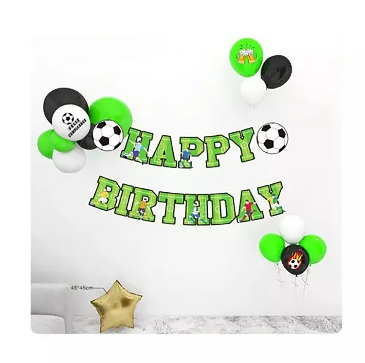 decoration guirlande foot avec ballon