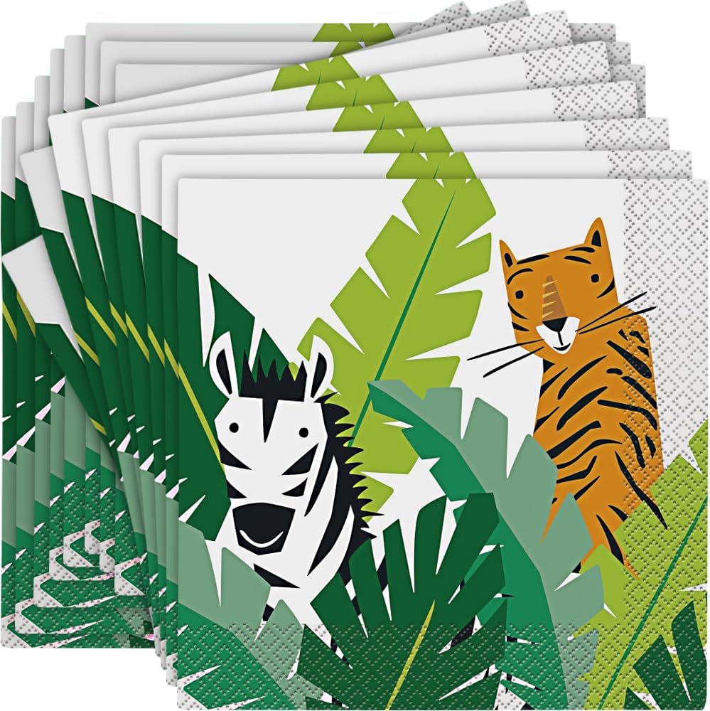 16-serviettes-animaux-de-la-jungle-33-x-33-cm 1