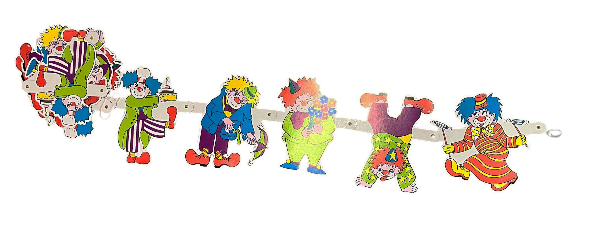 GUIRLANDE CARTON CLOWN 1