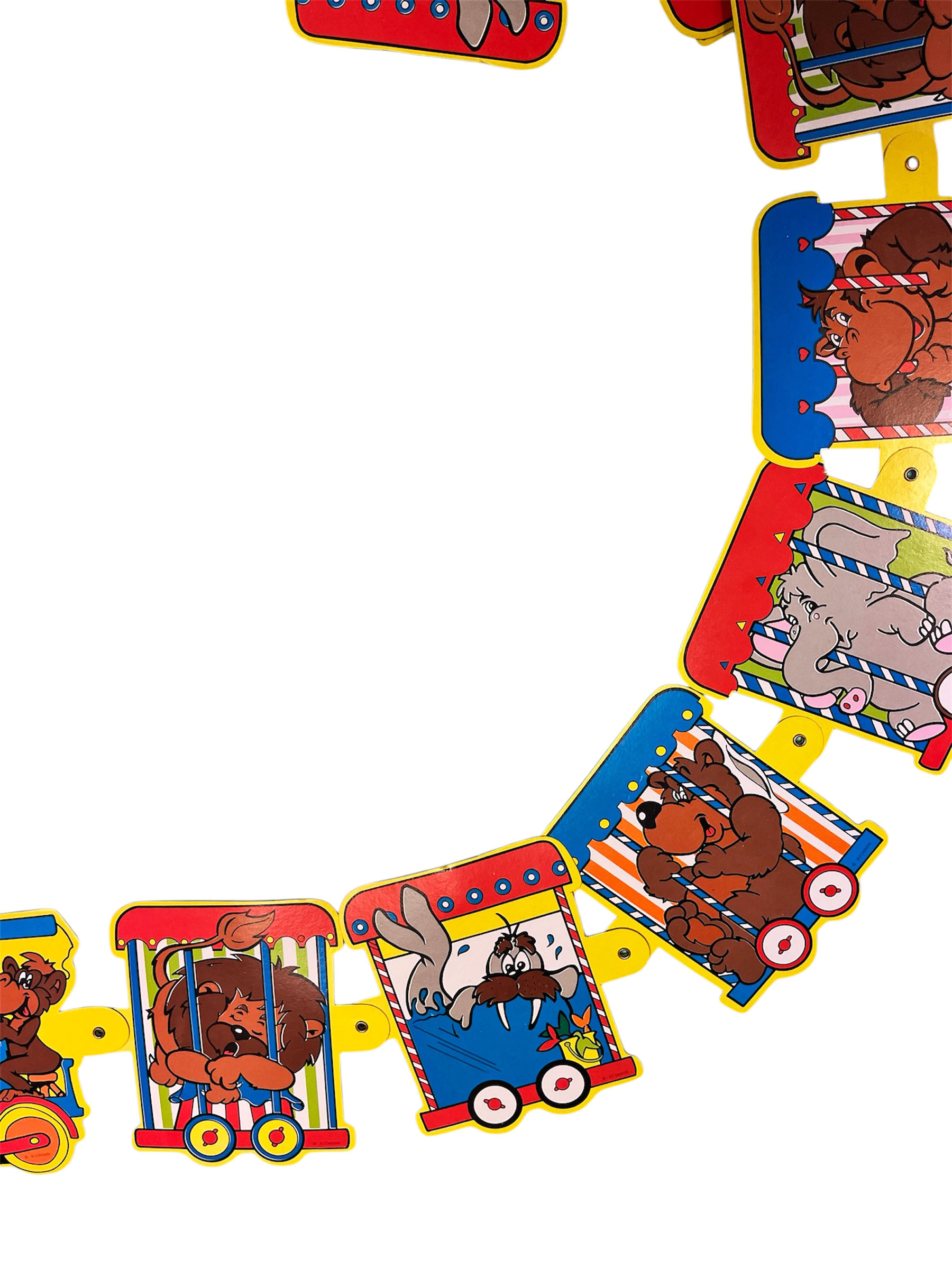 GUIRLANDE CARTON CIRCUS WAGON 1