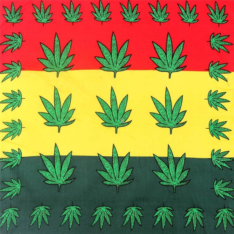 bandana rasta feuilles chanvre jamaique
