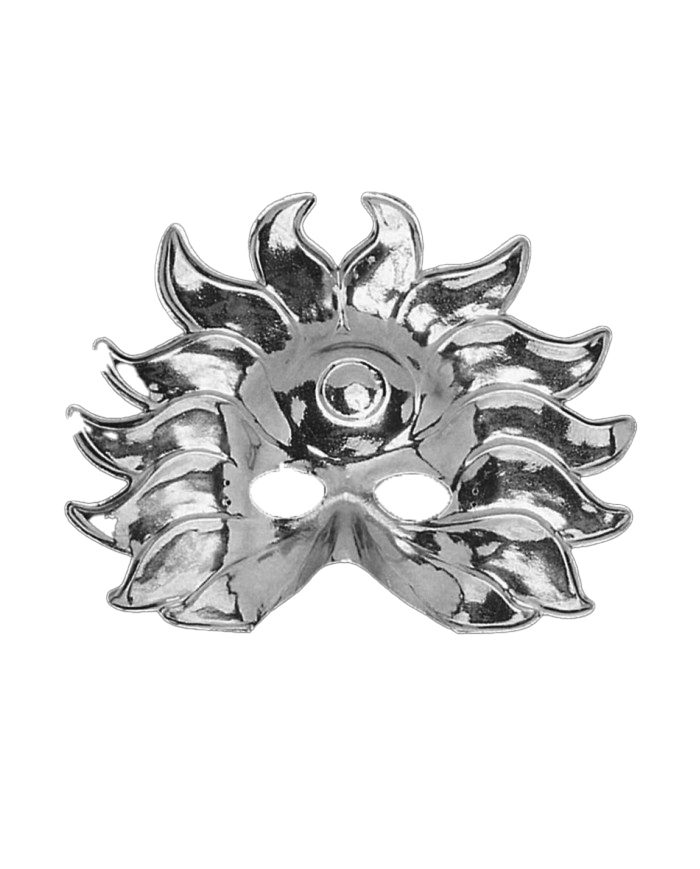 MASQUE PLASTIQUE SOLEIL ARGENT