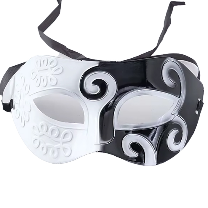 MASQUE VENITIEN NOIR ET BLANC
