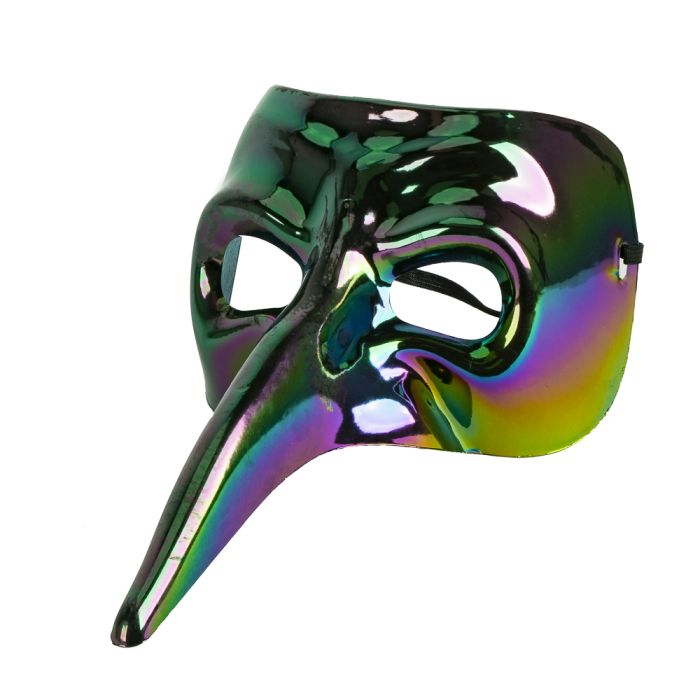 MASQUE LONG NEZ NOIR IRISE