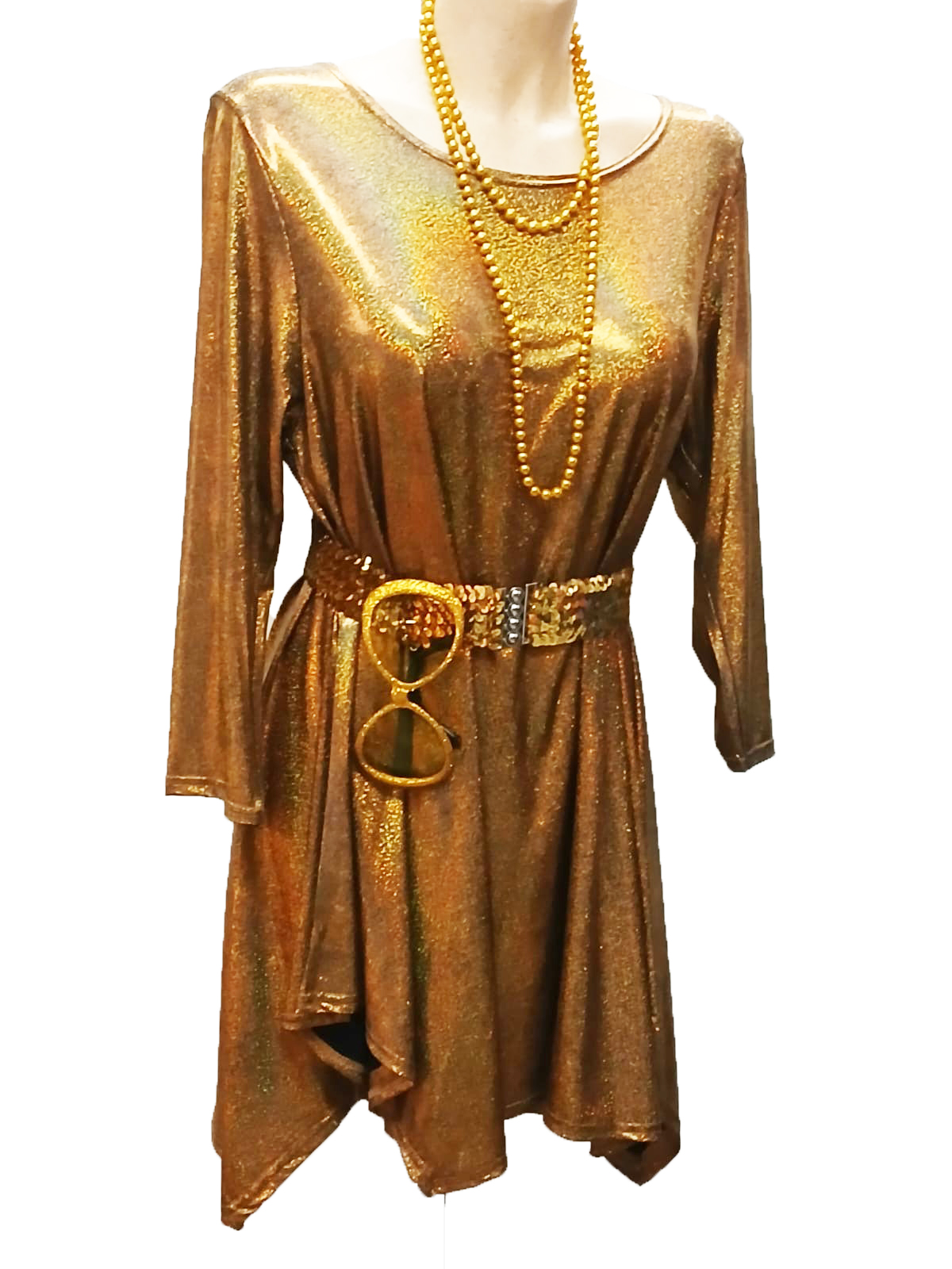 TUNIQUE DISCO LASER OR XL 1