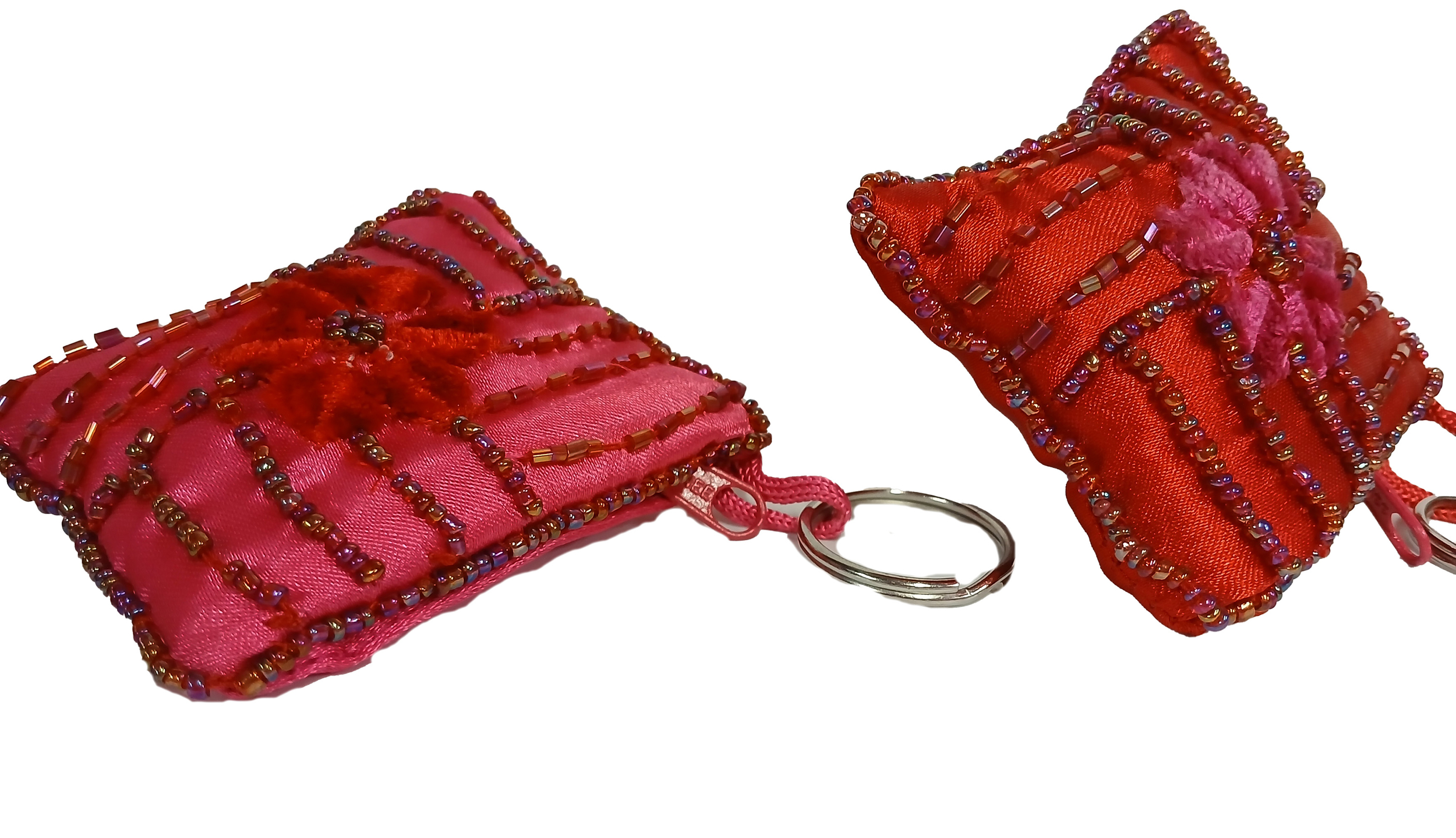 6 MINI PORTE MONNAIE PORTE CLEFS
