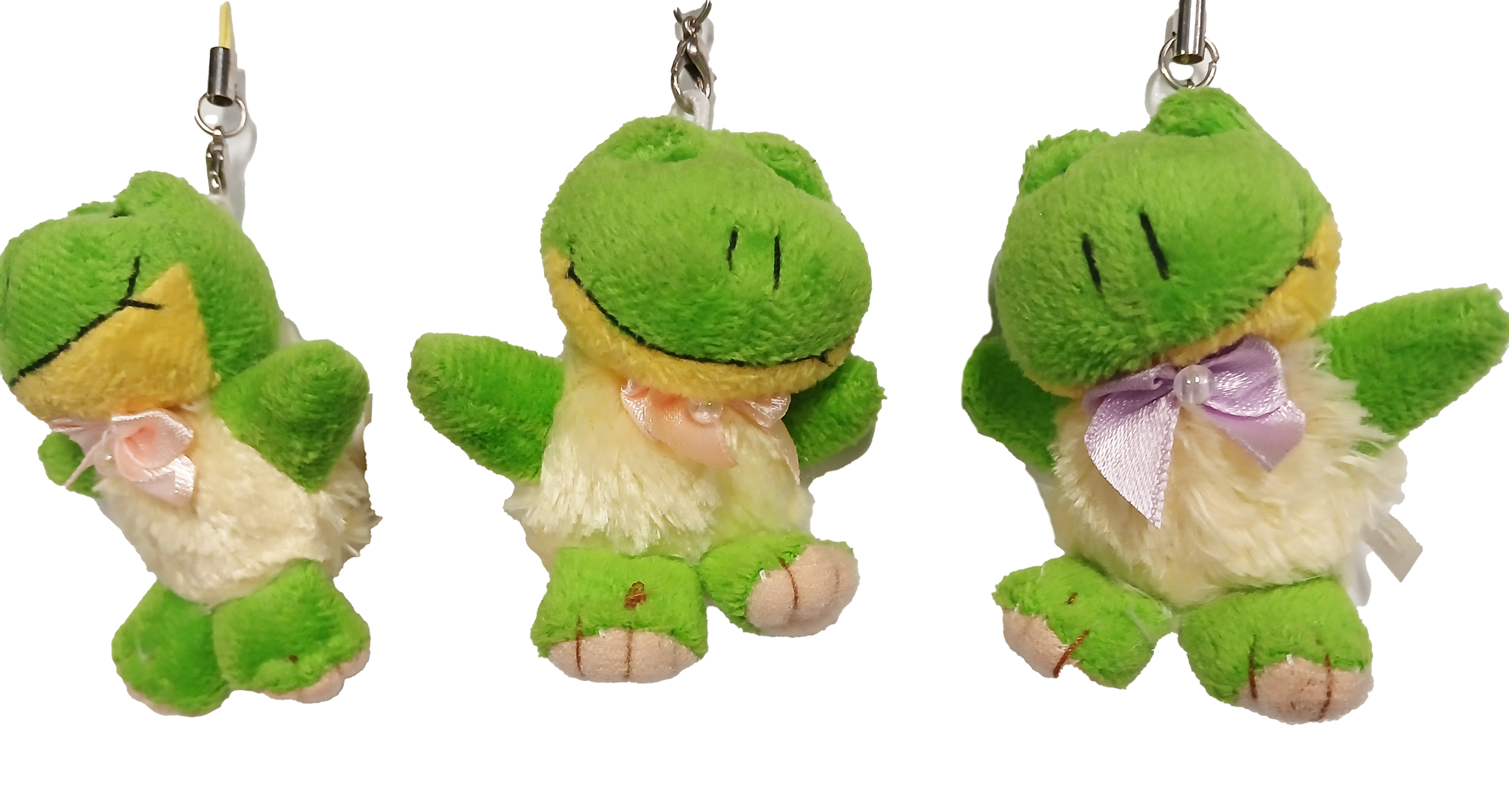 3 mini peluche grenouille