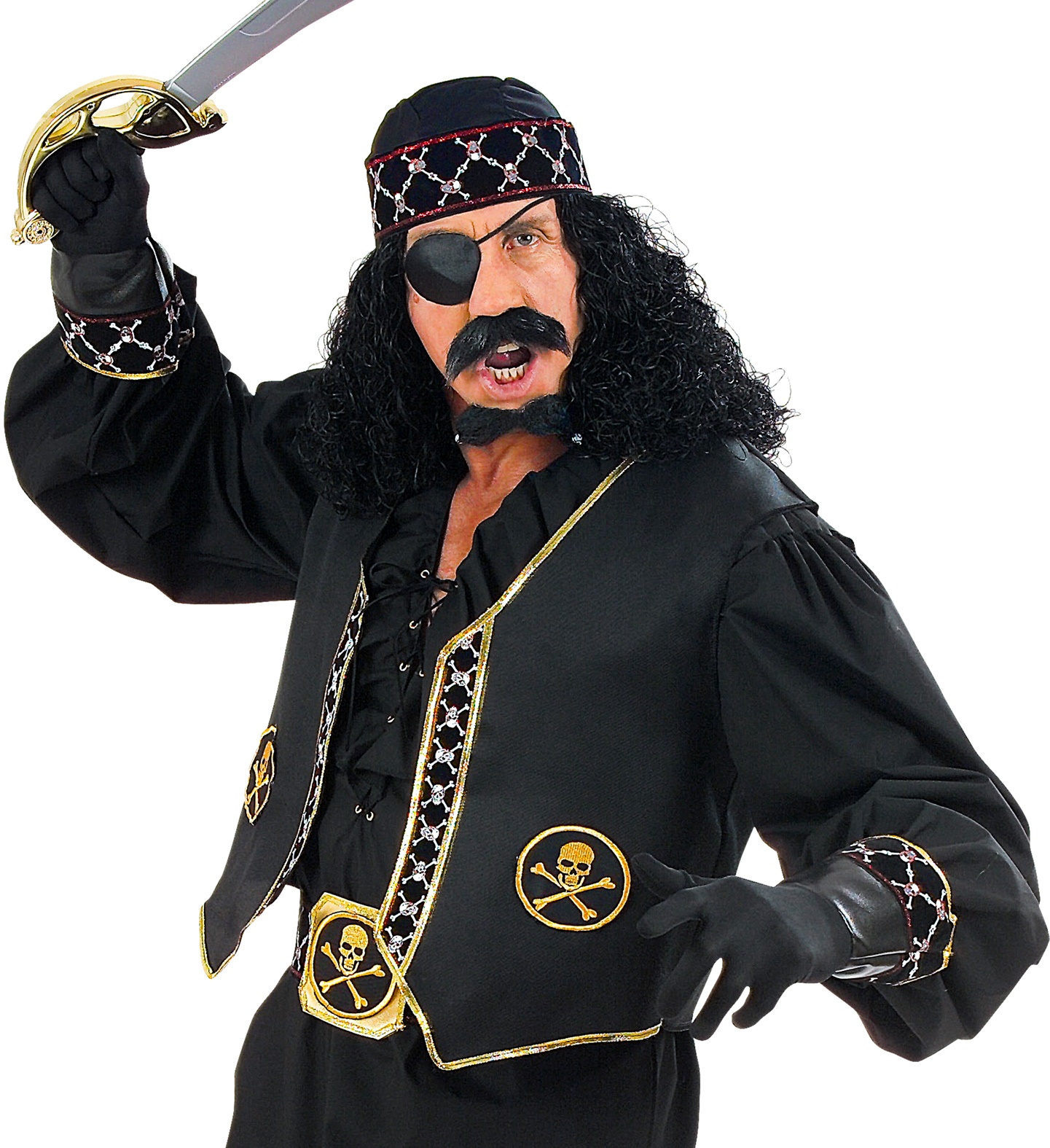 gilet pirate noir 2