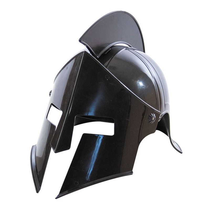 casque gladiateur noir 1