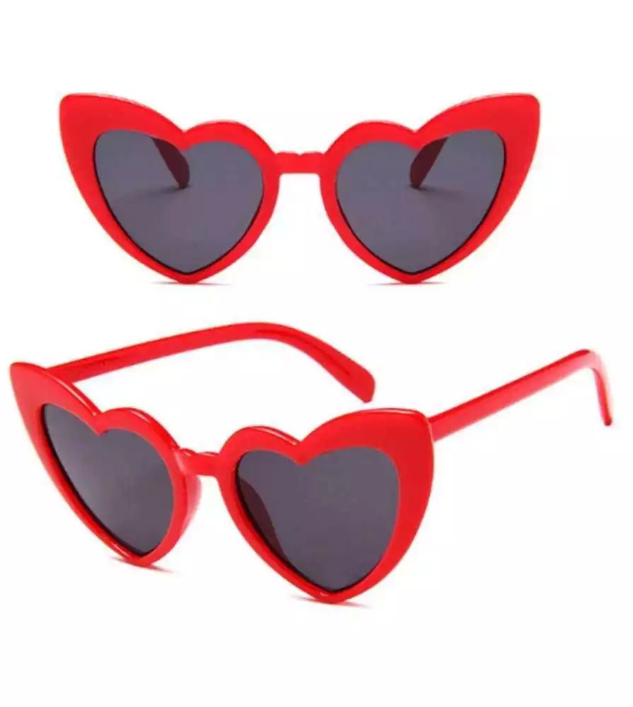lunettes coeurs rouges 4