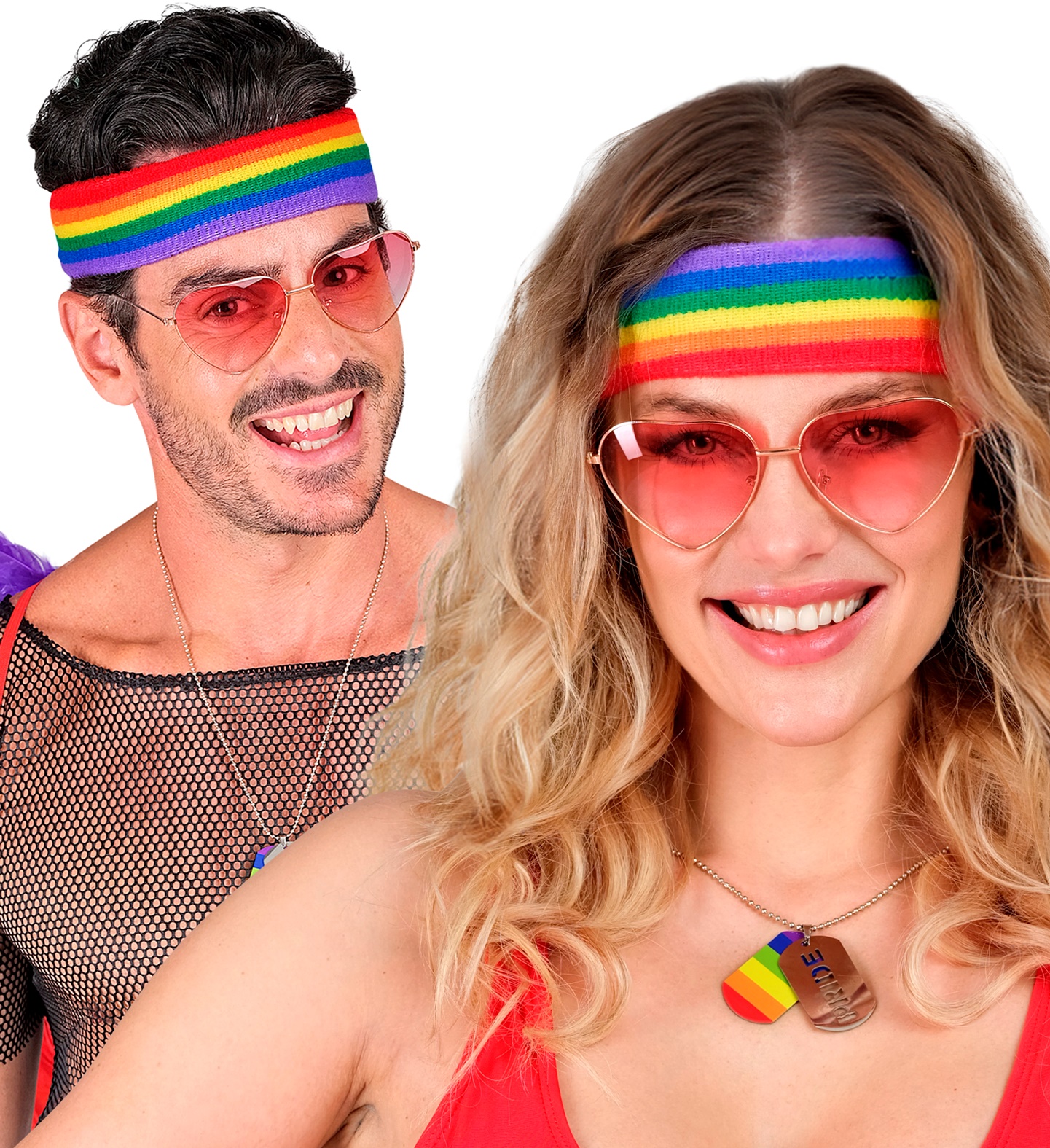 lunettes coeur rouge dégradée 1
