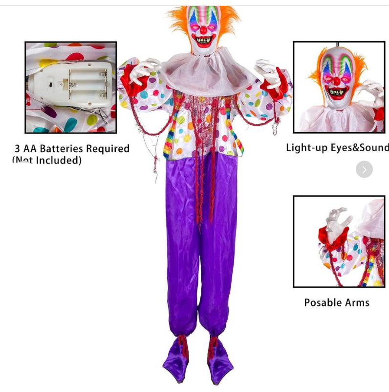 DECORR ANIME CLOWN SUR PIED 160 CM 1