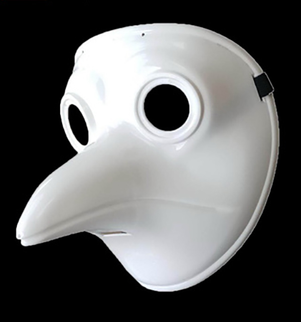 MASQUE MEDECIN LA PESTE BLANC
