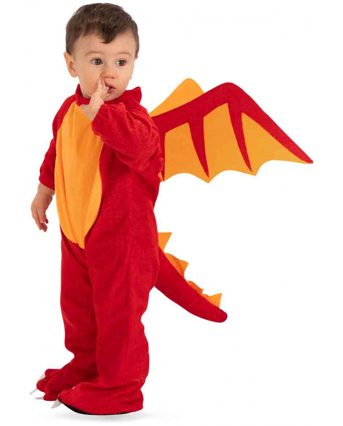 DEGUISEMENT BEBE DRAGON ROUGE 2