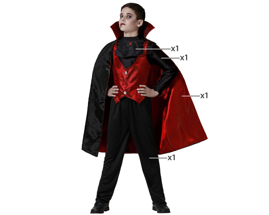 DEGUISEMENT  DRACULA VAMPIRE ENFANT1