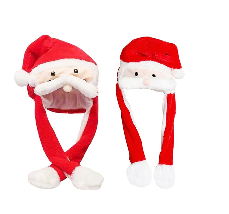 BONNET DE NOEL MOUSTACHE ANIME 1