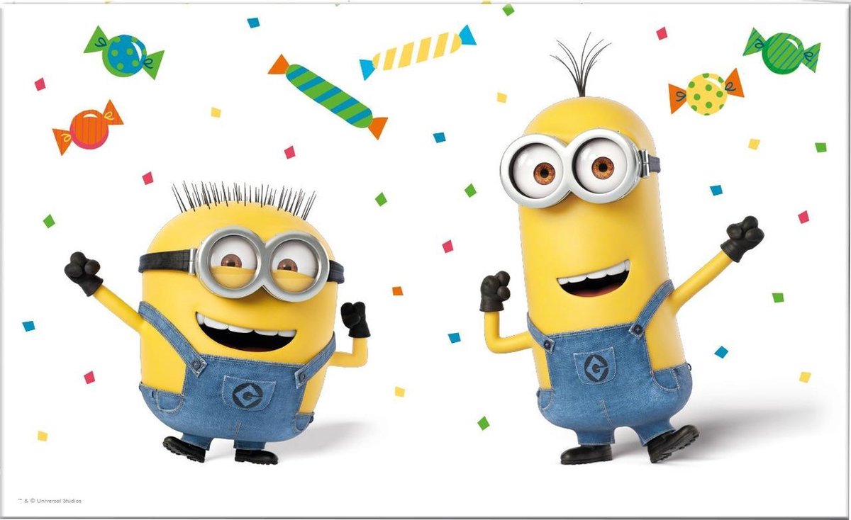 NAPPE PLASTTIQUE MINIONS