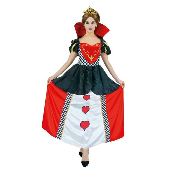 DEguisement reine de coeur adulte