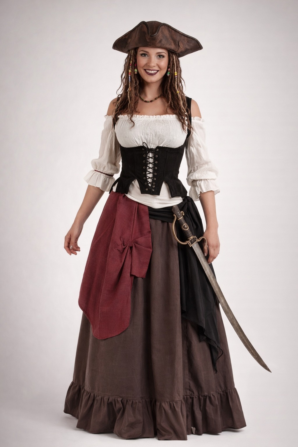 deguisement soubrette ou pirate femme