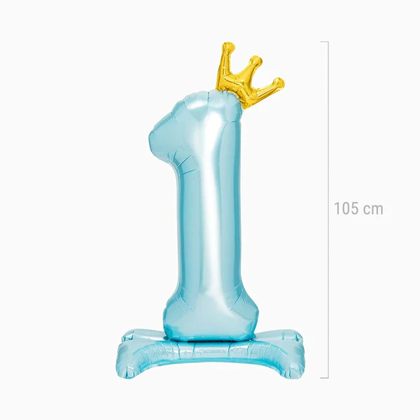BALLON SUR PIED 1 BLEU XL