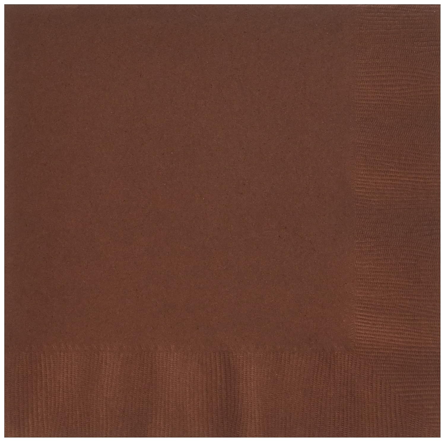 20 SERVIETTES 40 X 40 CHOCOLAT